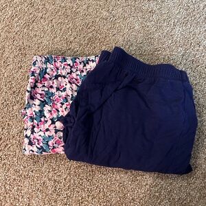 Floral and Navy Woman’s Bottoms